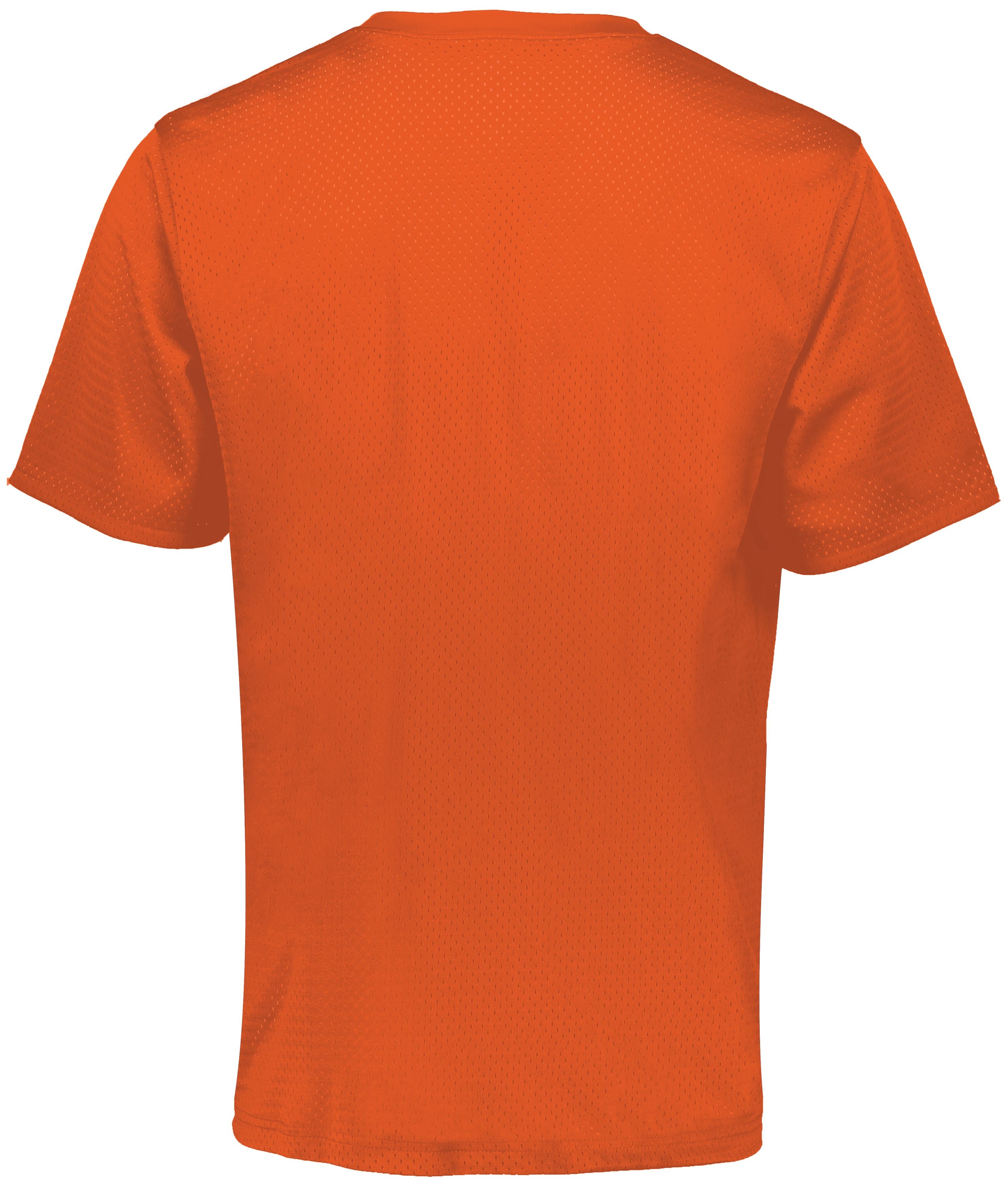 Augusta Youth S/S Mesh Reversible Jersey - Orange/White