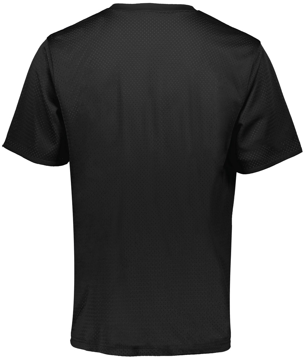 Augusta Youth S/S Mesh Reversible Jersey - Black/White