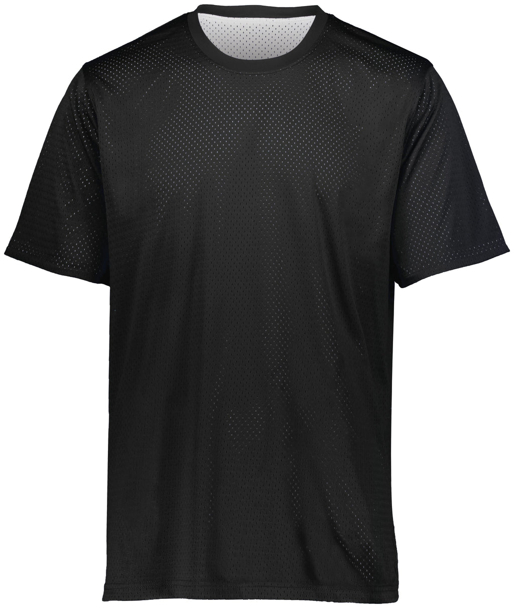 Augusta S/S Mesh Reversible Jersey - Black/White
