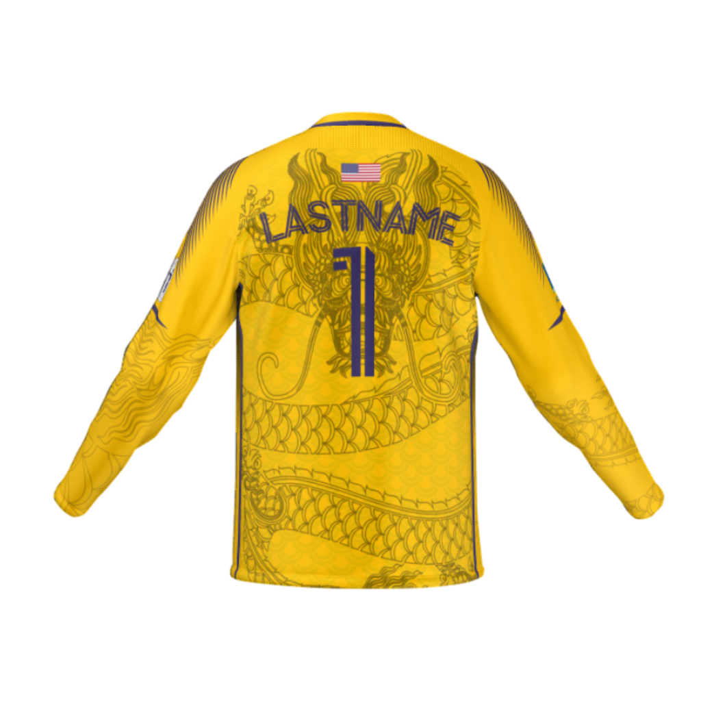 Teamatical Custom GK Jersey Jackson SC - Gold