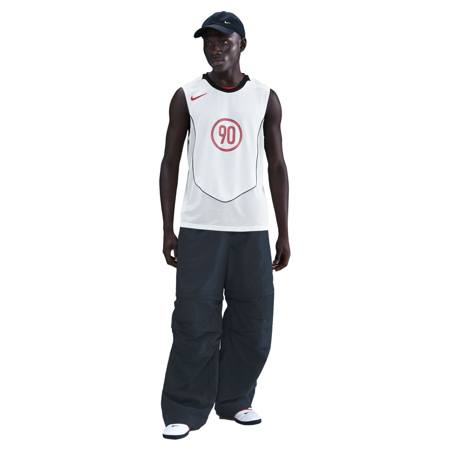 Nike Total 90 Sleeveless Jersey - White