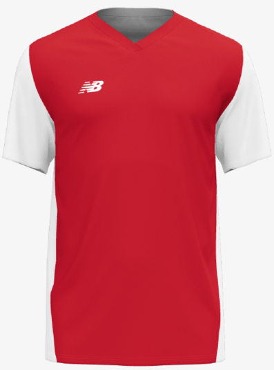 (NWBL-YT35618-RED/WHT) New Balance Custom Score Youth Jersey - Red