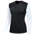 Nike Women's Dri-FIT Tiempo Premier II LS Jersey - Black