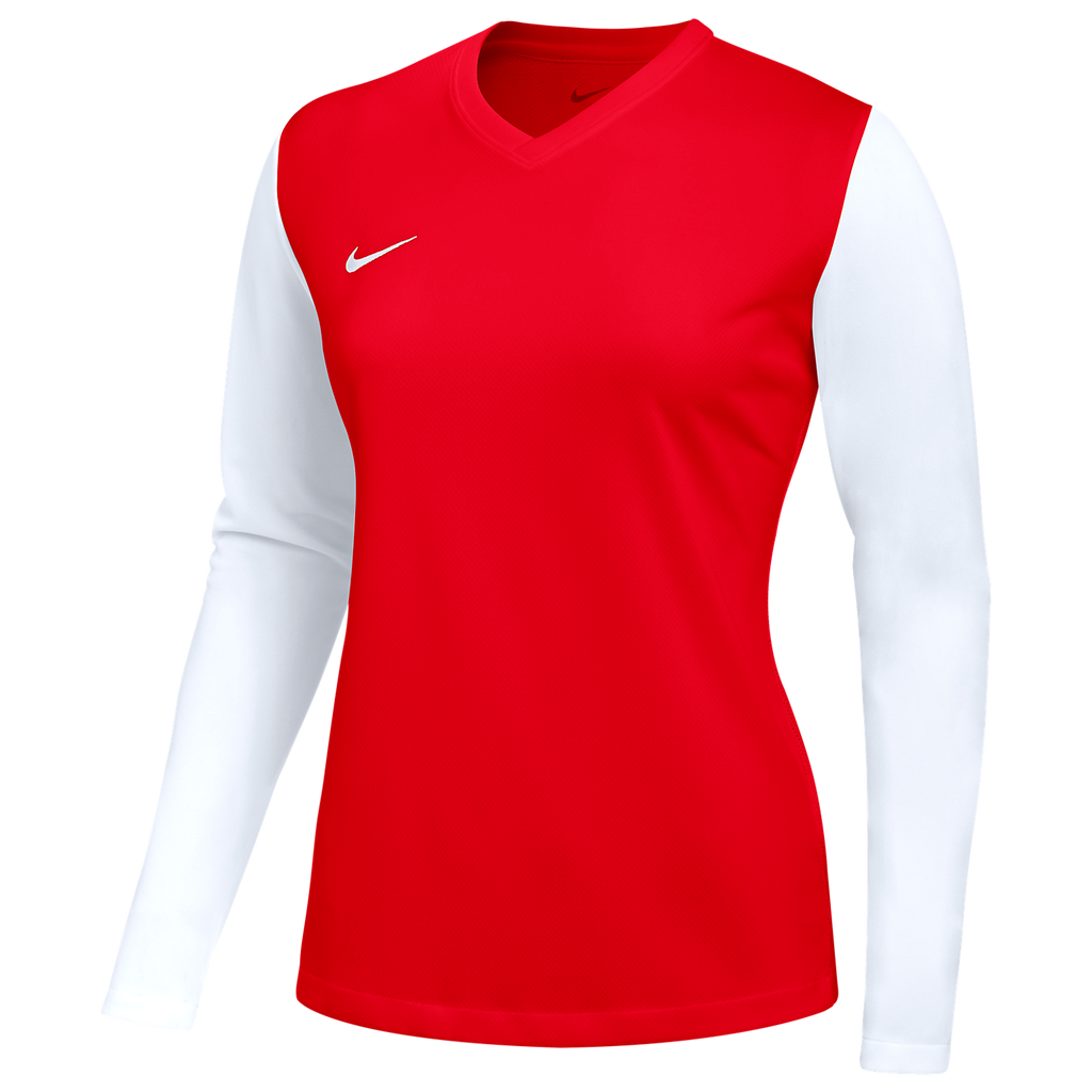 Nike Women's Dri-FIT Tiempo Premier II LS Jersey - Red