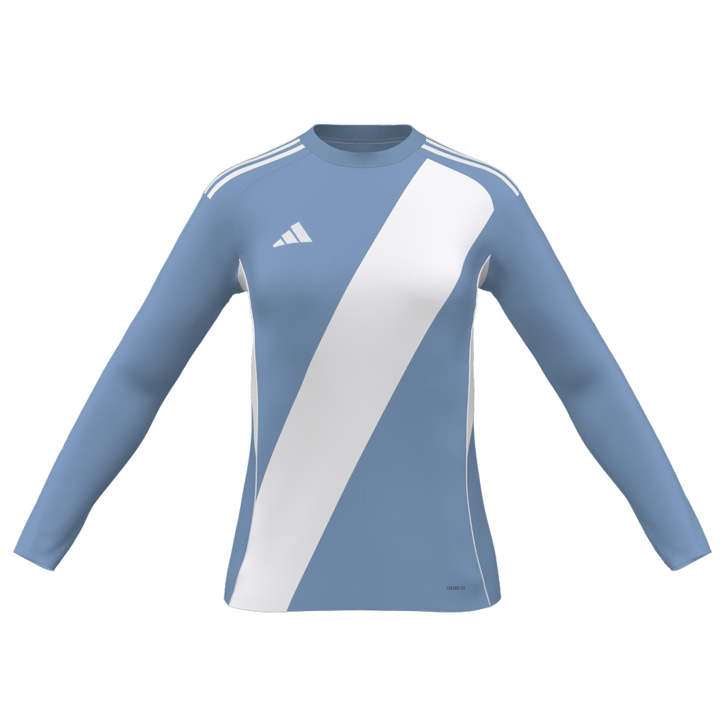 adidas Women's Tiro 25 Competition L/S Jersey (FCWG) - Light Blue