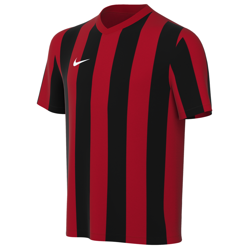 Nike Youth Dri-FIT Striped Division V Jersey - Red/Black