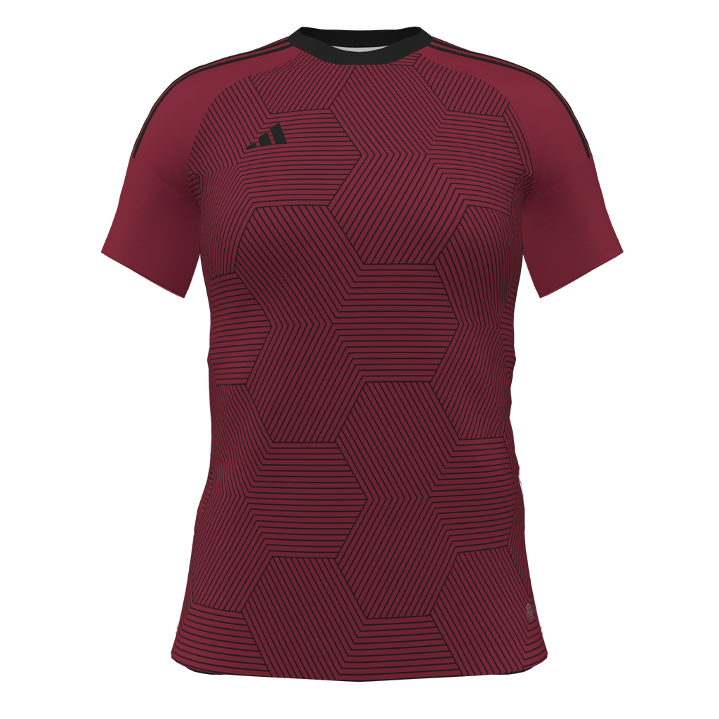 adidas Women's Custom Competition 25 Jersey Clippers - Red