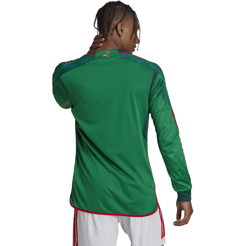 Adidas Men's Mexico 2022 World Cup Long Sleeve Home Jersey