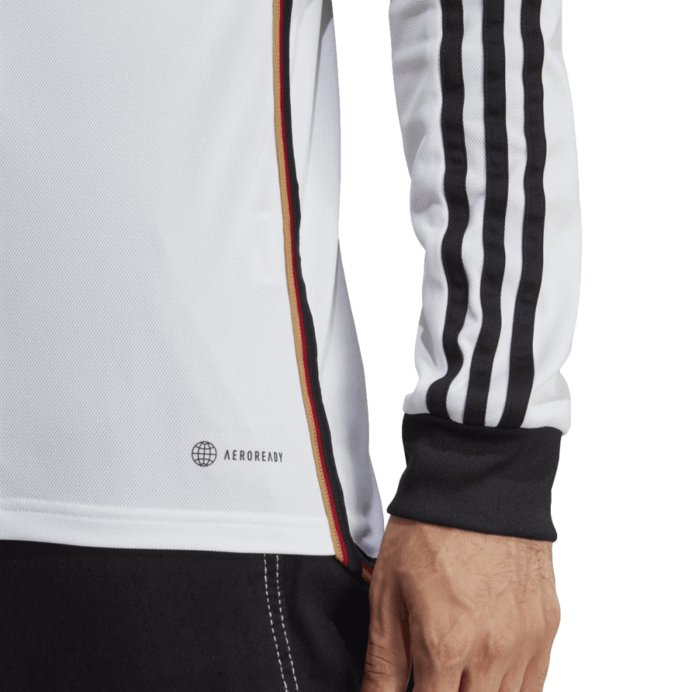 Adidas Germany 2022 World Cup Home Long Sleeve Jersey