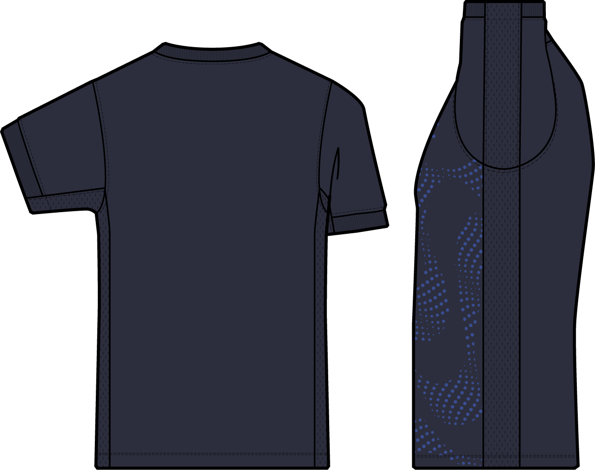 Nike Youth Dri-Fit Revolution V Jersey - College Navy
