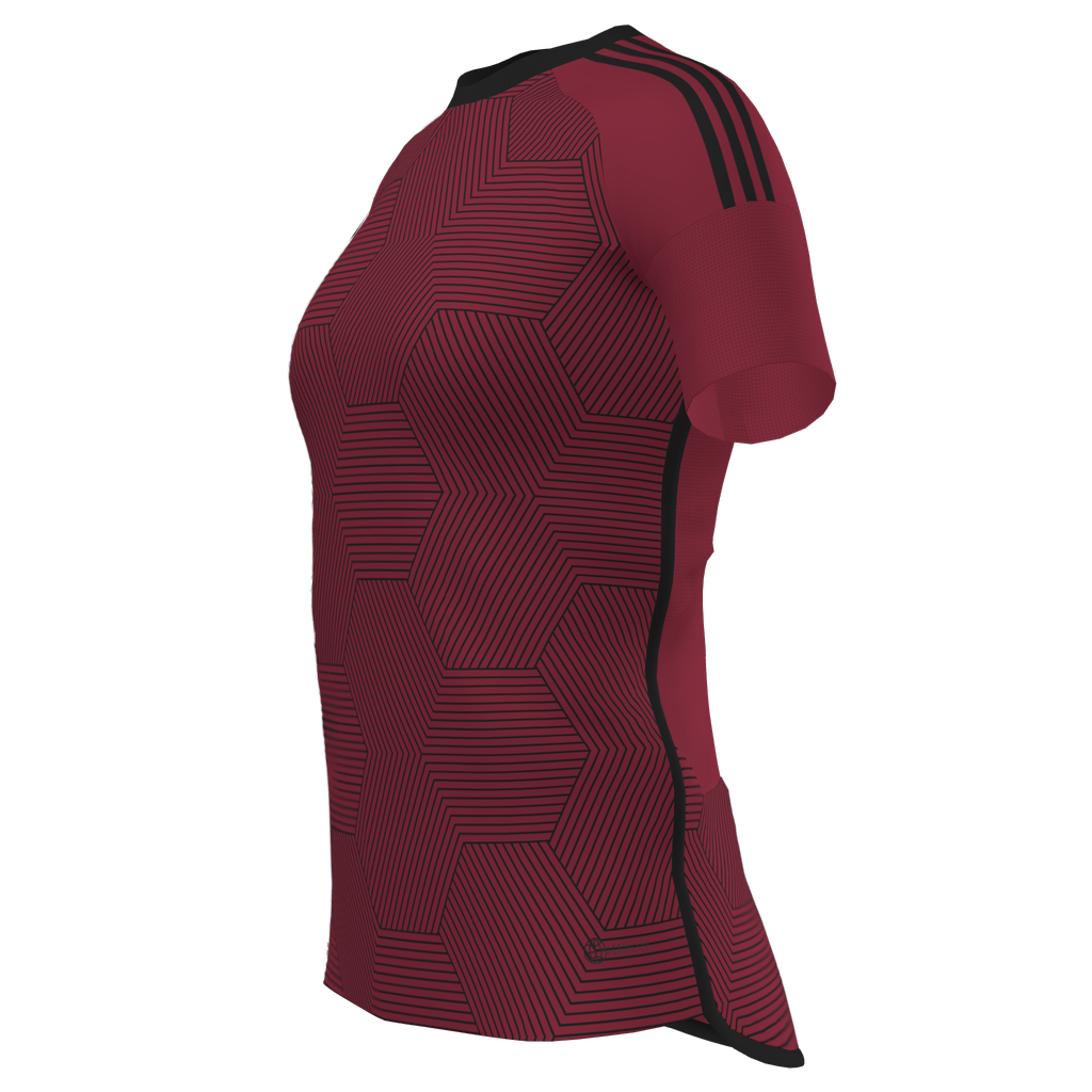 adidas Women's Custom Competition 25 Jersey Clippers - Red