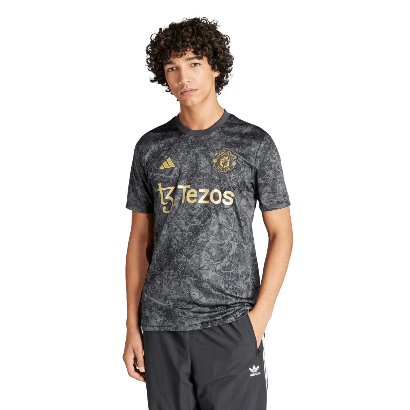 Adidas Manchester United Stone Roses Pre-Match Jersey
