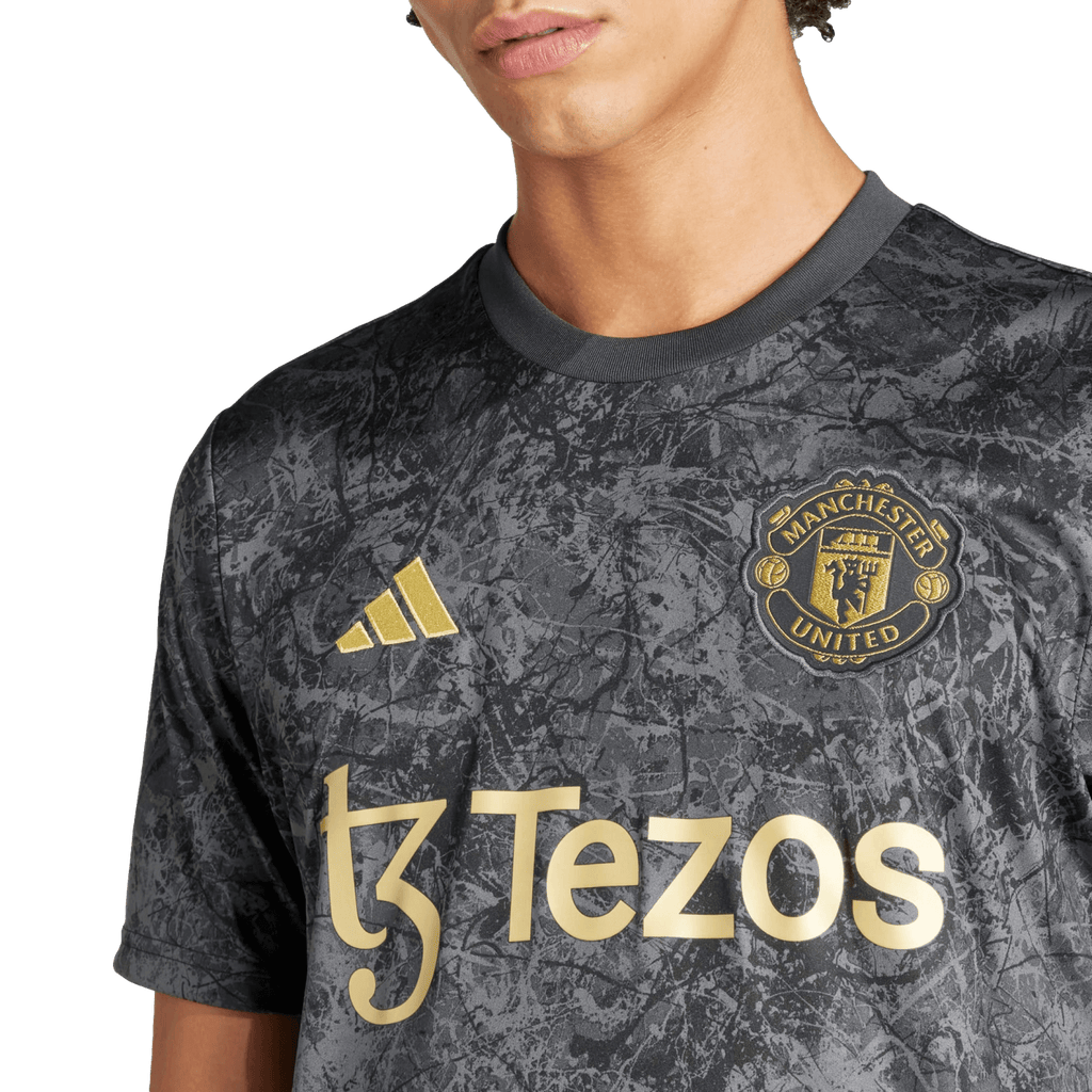 Adidas Manchester United Stone Roses Pre-Match Jersey