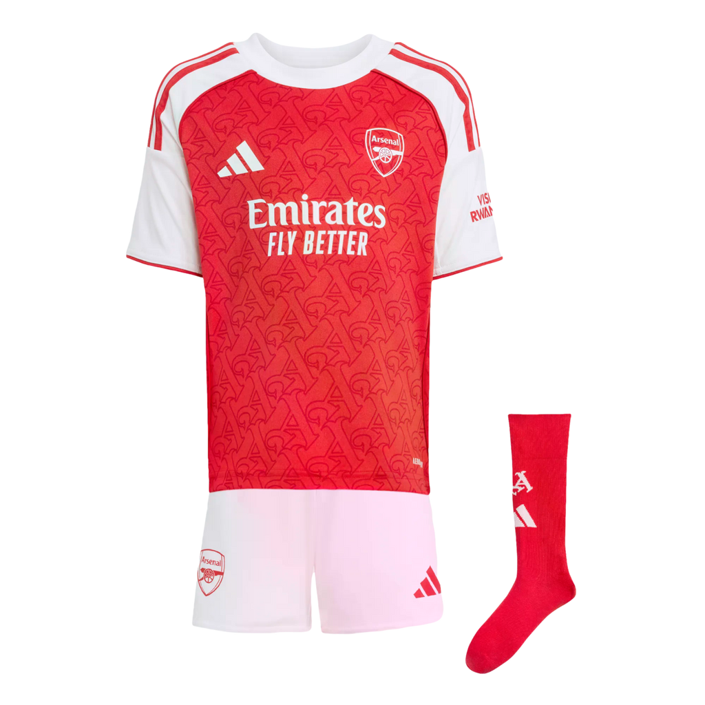 Adidas Arsenal 25/26 Toddler Home Mini Kit