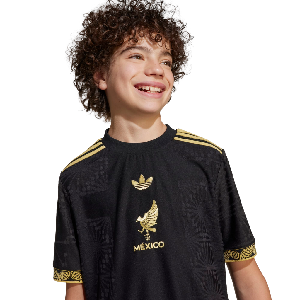 Adidas Mexico 2025 Gold Authentic Youth Jersey
