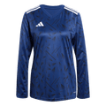 adidas Women's Team Icon 25 Long Sleeve Jersey - Navy Blue