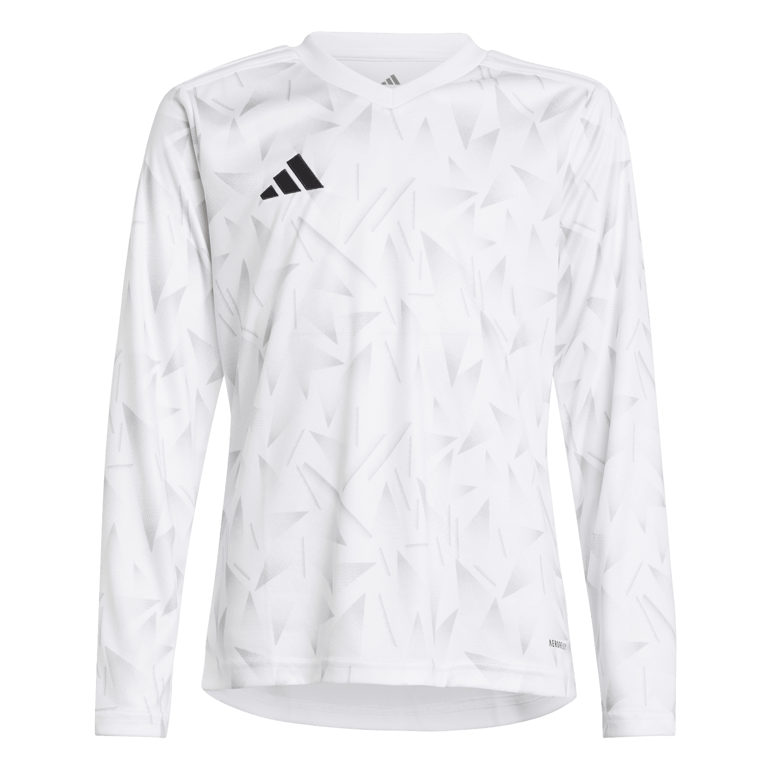 adidas Youth Team Icon 25 Long Sleeve Jersey - White