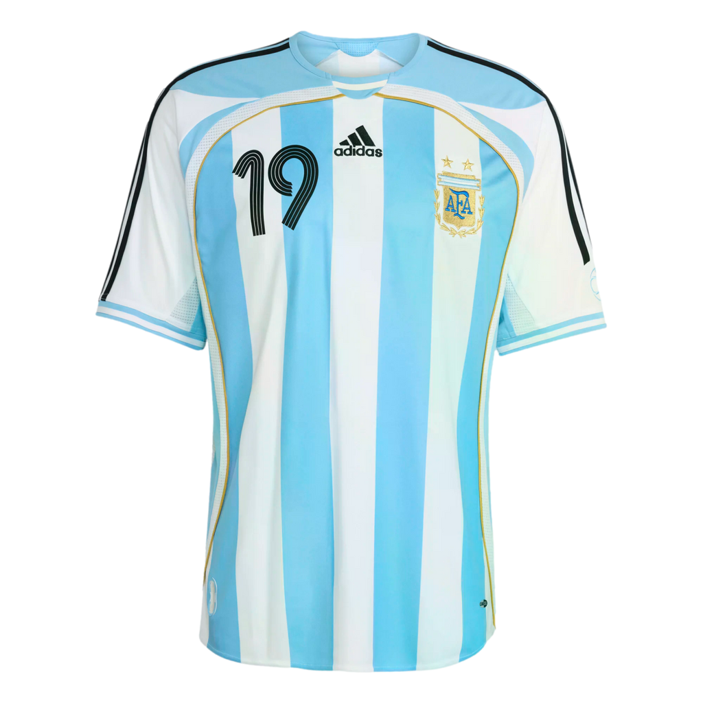 Adidas Argentina Retro 2006 Messi Home Jersey