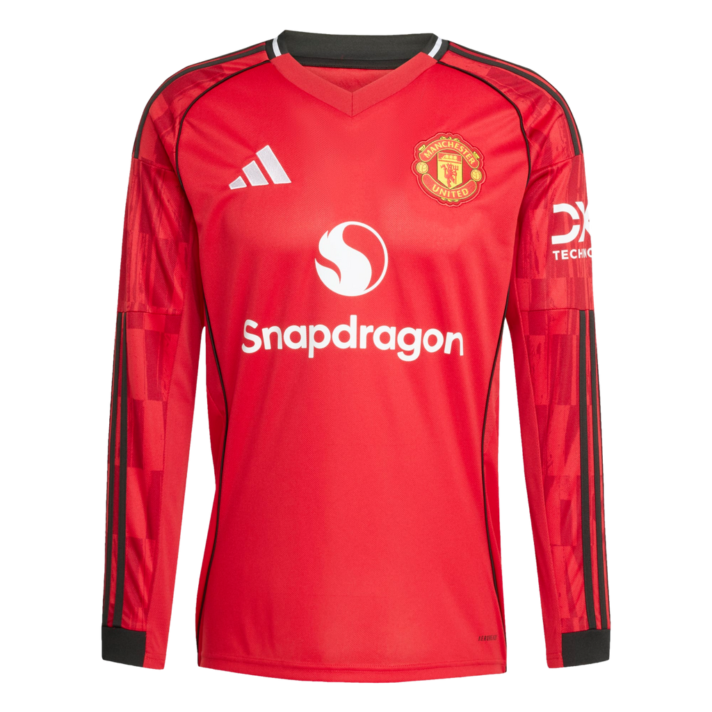 Adidas Manchester United 25/26 Long Sleeve Home Jersey