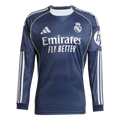 Adidas Real Madrid 25/26 Long Sleeve Away Jersey