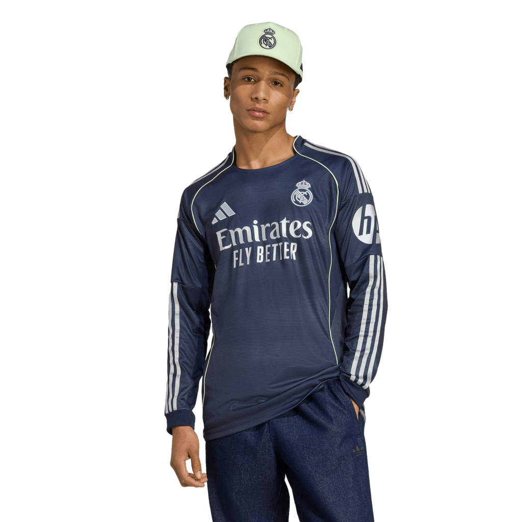 Adidas Real Madrid 25/26 Long Sleeve Away Jersey