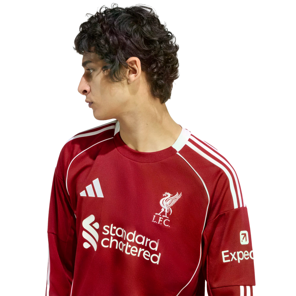 Adidas Liverpool 25/26 Long Sleeve Home Jersey