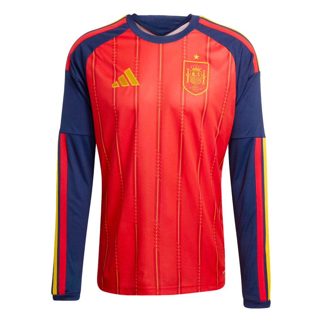 Adidas Spain 2026 Long Sleeve Home Jersey