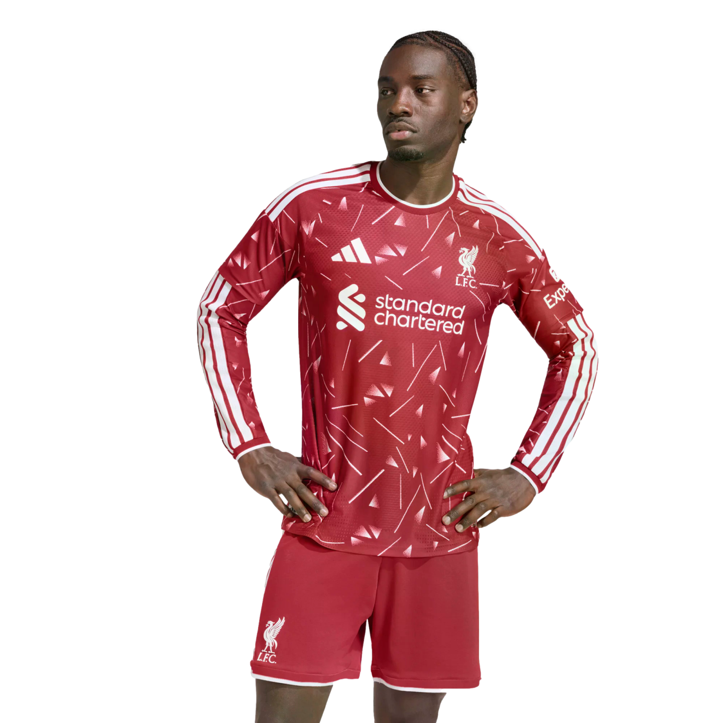 Adidas Liverpool 26/27 Authentic Long Sleeve Home Jersey