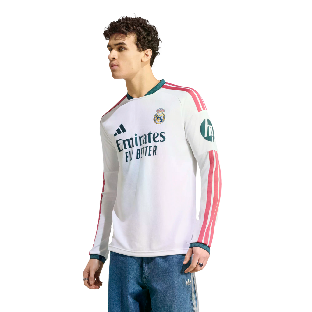 Adidas Real Madrid 26/27 Long Sleeve Home Jersey