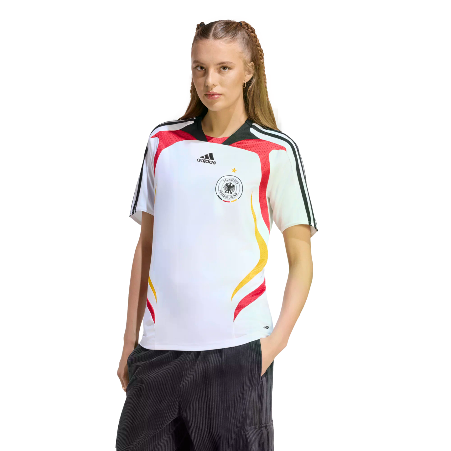 Adidas Germany 2007 Retro Womens Home Jersey