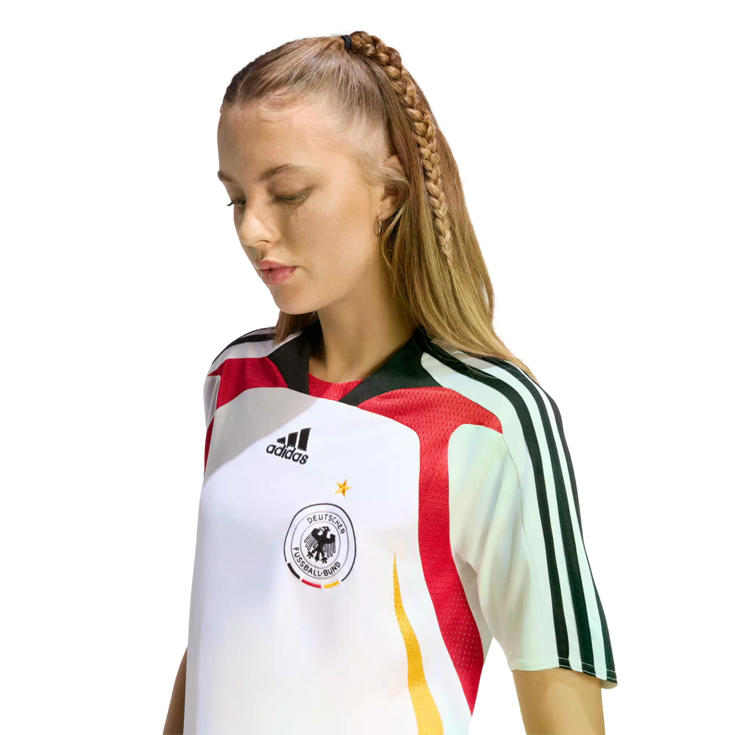 Adidas Germany 2007 Retro Womens Home Jersey