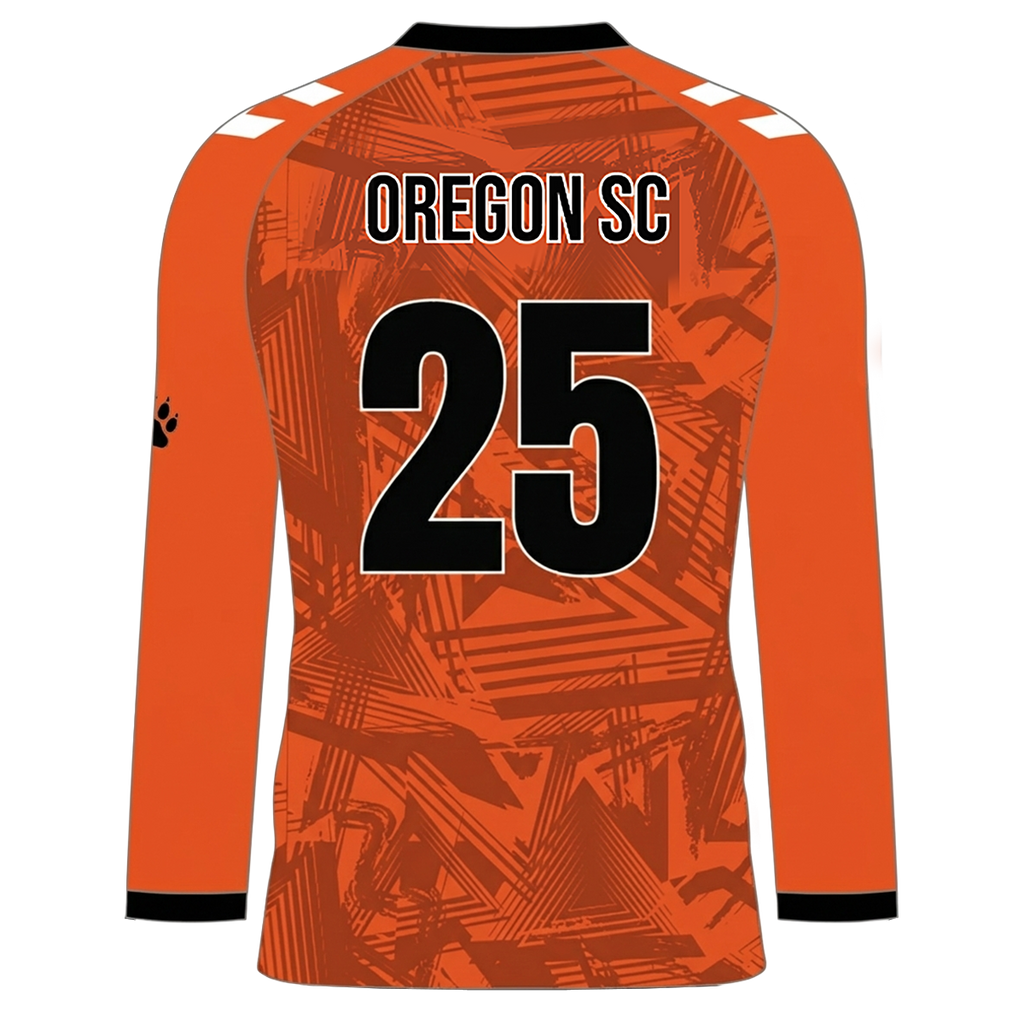 Hummel Custom Oregon SC Long Sleeve Jersey - Orange