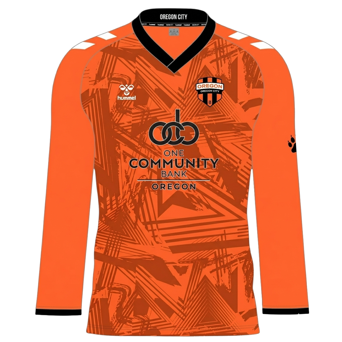 Hummel Custom Oregon SC Long Sleeve Jersey - Orange