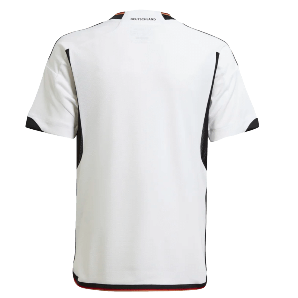 Adidas Germany 2022 World Cup Youth Home Jersey