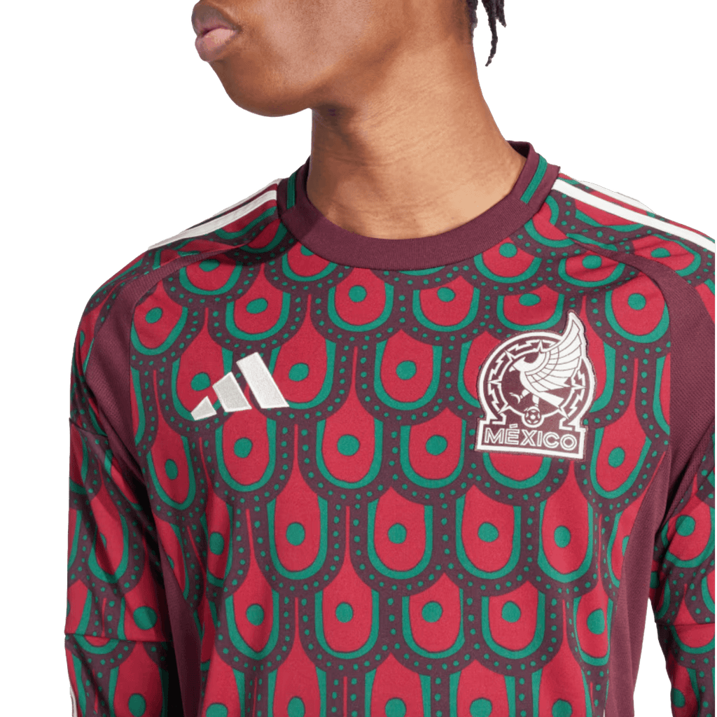 Adidas Mexico 2024 Long Sleeve Home Jersey