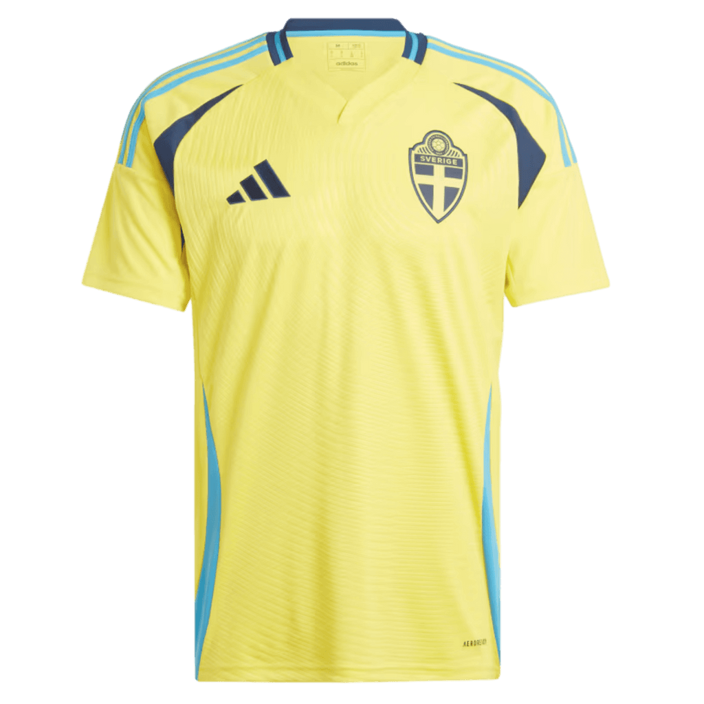 Adidas Sweden 2024 Home Jersey