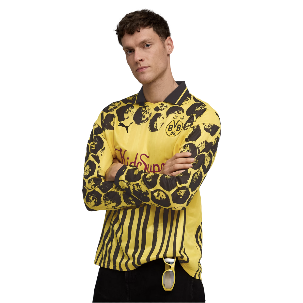 Puma Borussia Dortmund x KidSuper CWC Long Sleeve Retro Jersey