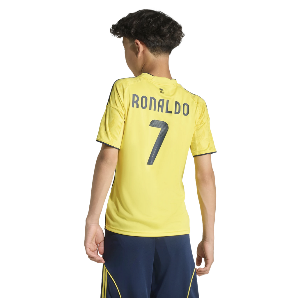 Adidas Al Nassr FC 25/26 Ronaldo Youth Home Jersey