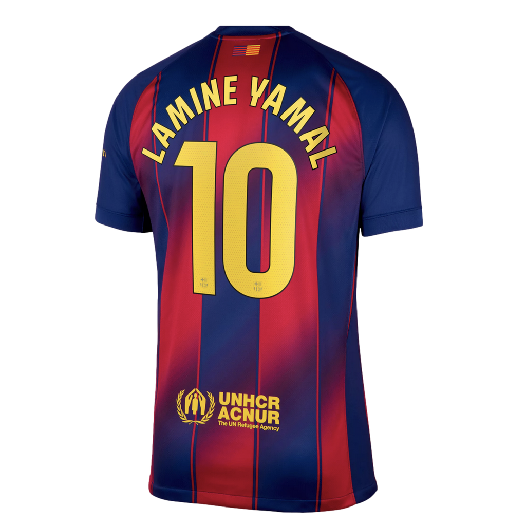 Nike Barcelona 25/26 Lamine Yamal #10 Youth Home Jersey