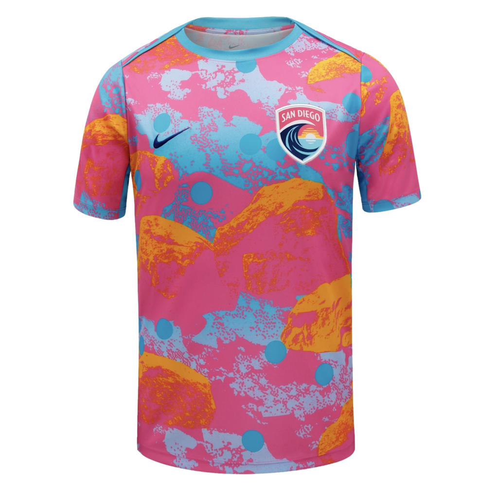Nike San Diego Wave Youth Pre-Match Jersey