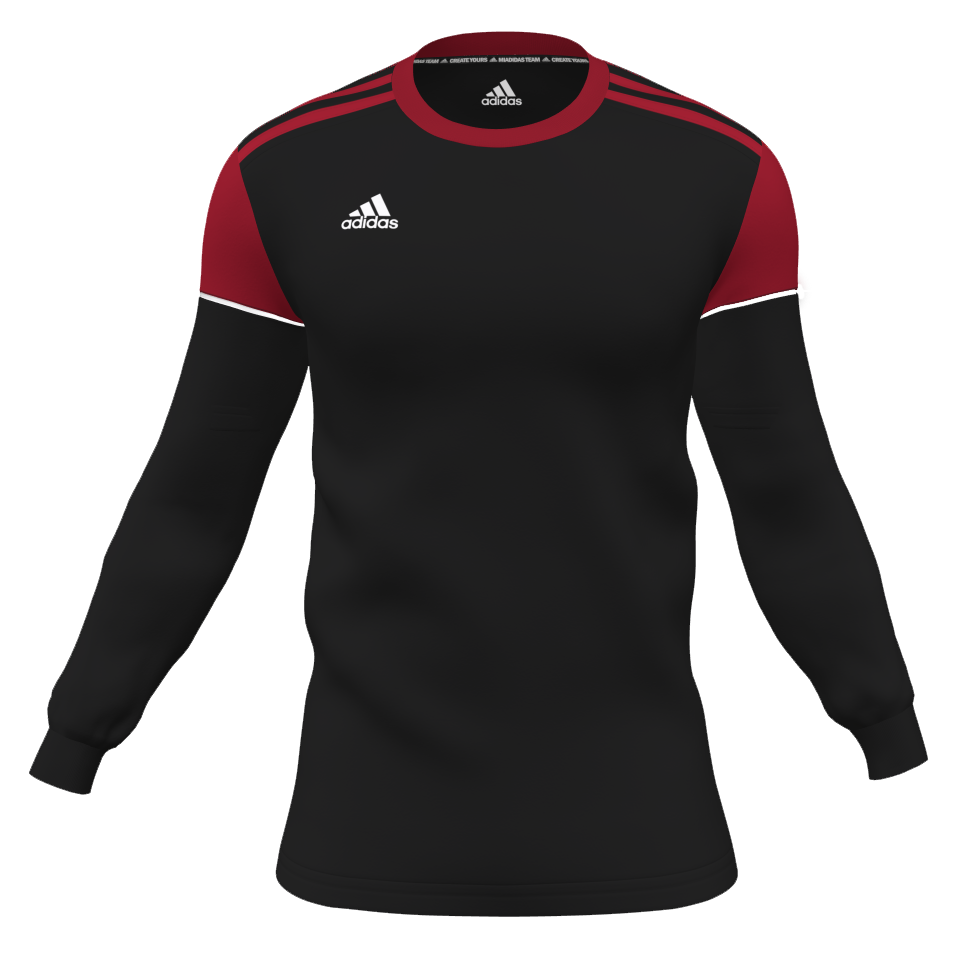 adidas mi Squadra 17 L/S Jersey (56ERS) - Black/Red