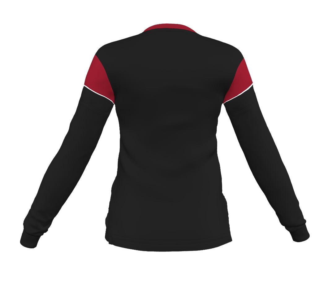 adidas Women's mi Squadra 17 L/S Jersey (56ERS) - Black/Red