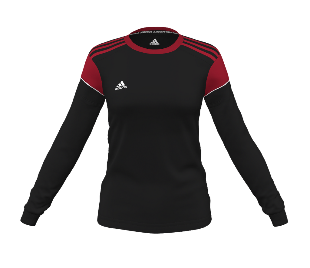 adidas Women's mi Squadra 17 L/S Jersey (56ERS) - Black/Red