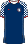 Under Armour Women's AF Crew Neck Jersey Chelsea Piers NY - Navy Blue